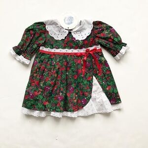 Vintage Little Miracles NWT fruit print dress 24m